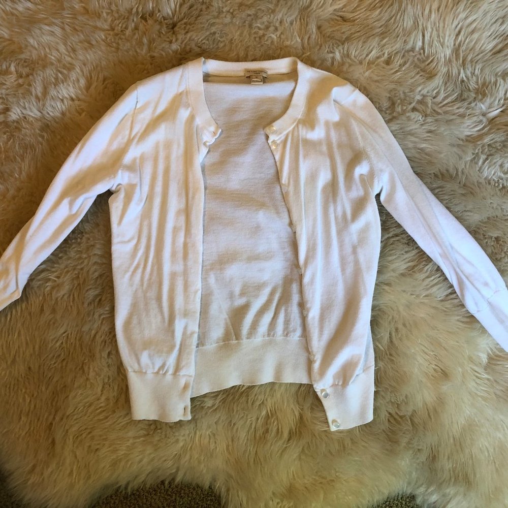 White Cardigan